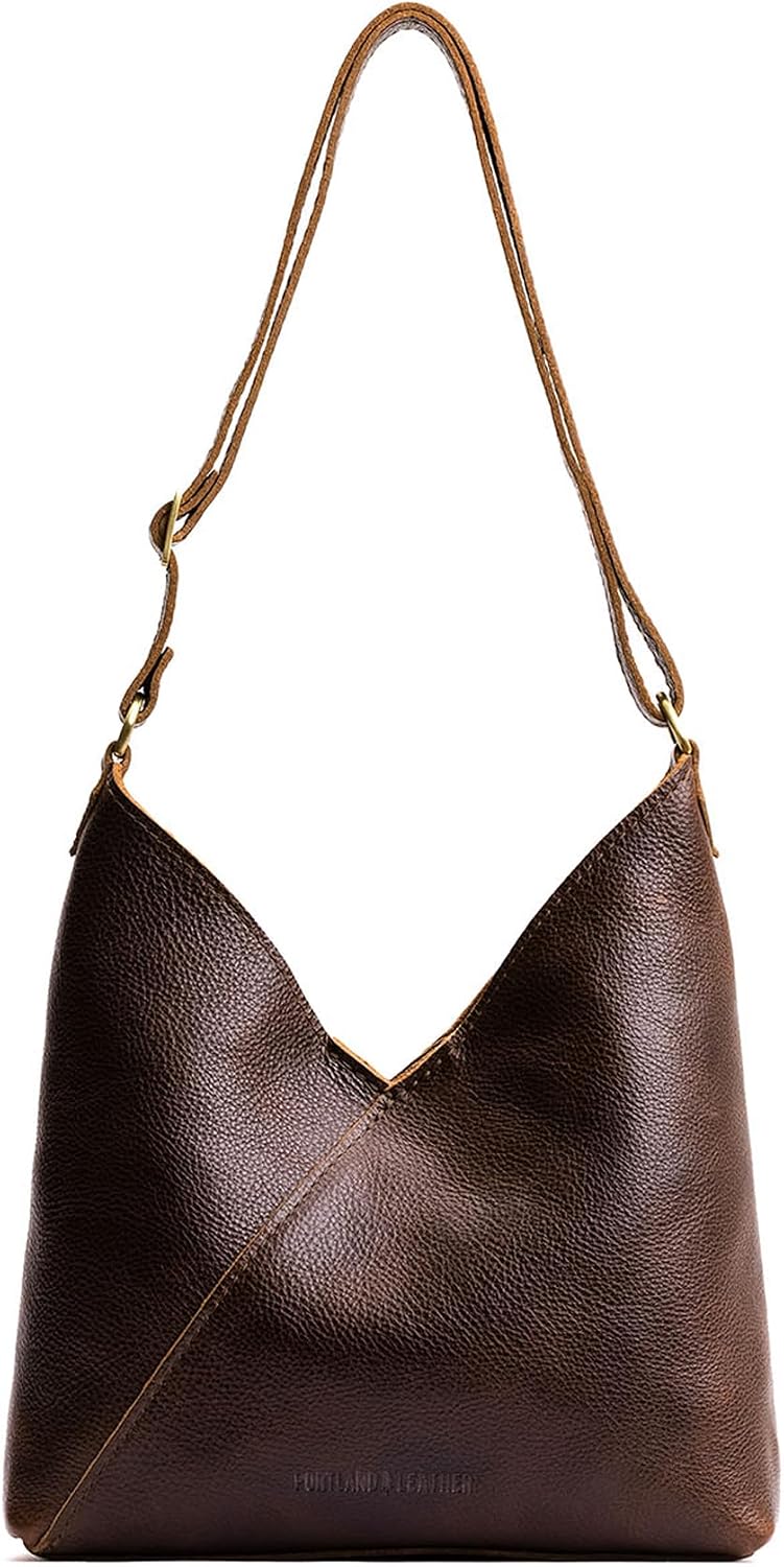 #250 Portland Leather Goods Naomi Shoulder Bag - Handmade Slouchy Crossbody Bag