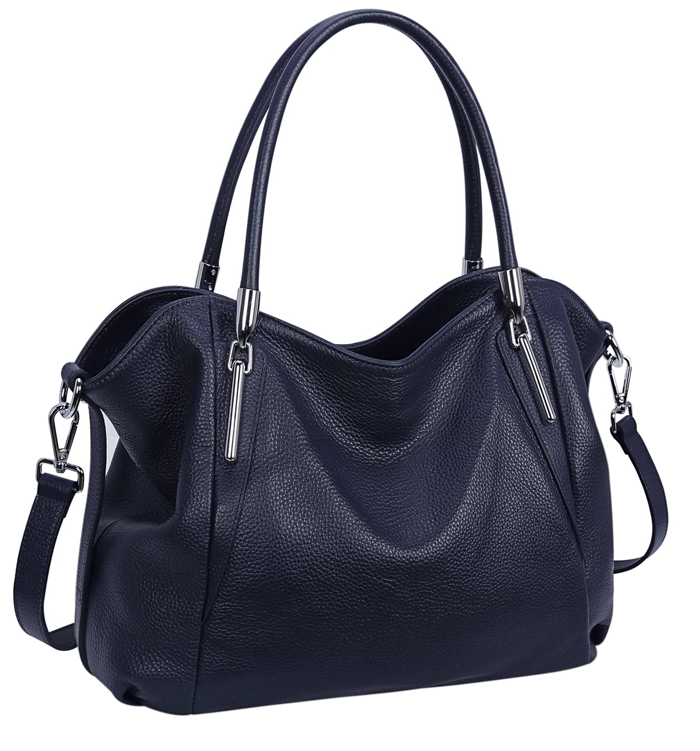 #360 HESHE Leather Shoulder Purses for Women Tote Handbags Satchel Hobo Handbag | Designer Genuine Leather Travel Top Handle Work Bag Ladies Crossbody Purses Adjustable Straps Large Capacity Zippered Closure