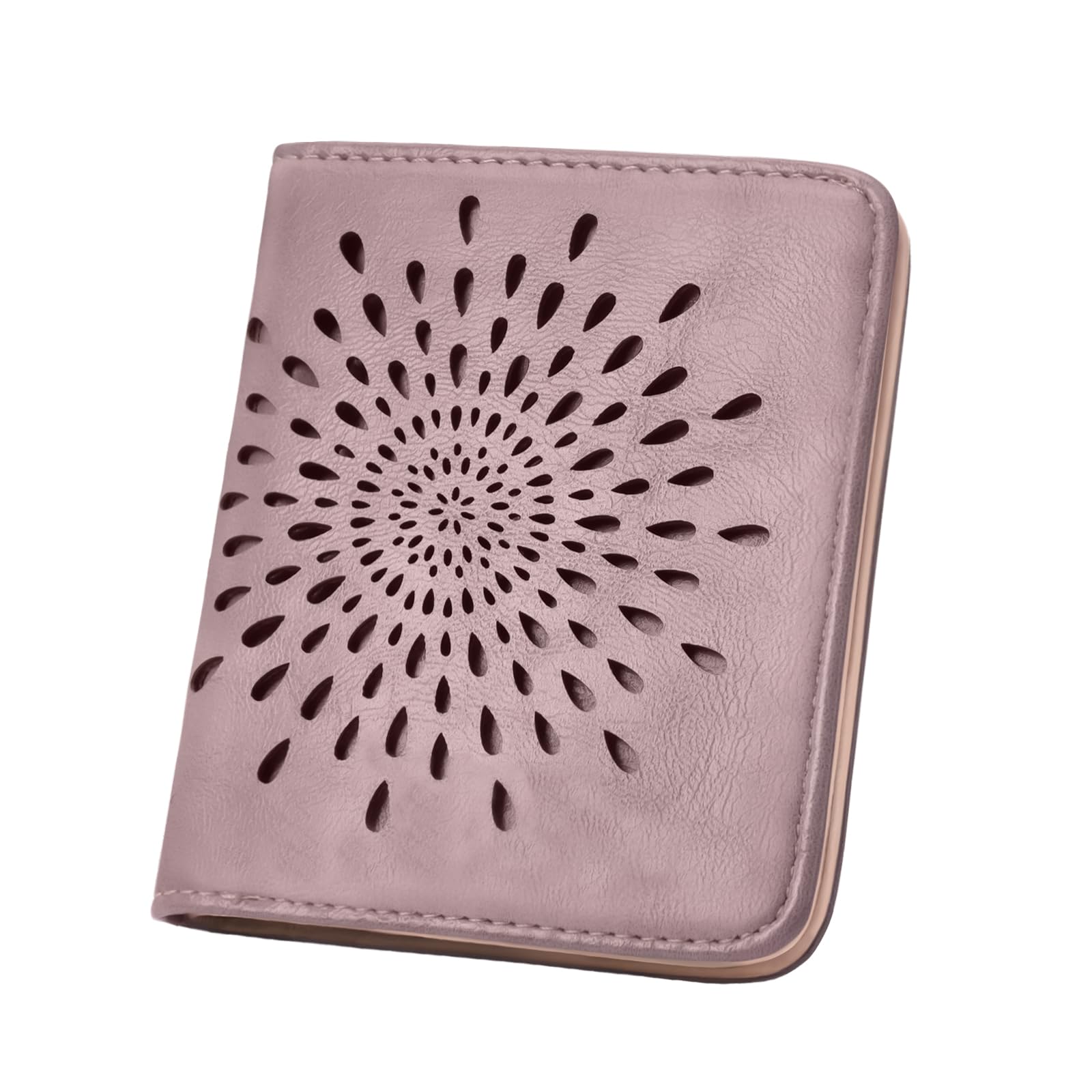 #100 APHISON Womens Wallet, Slim Small Wallet for Women Men RFID Wallet Women Sunflower Leather ID Credit Card Holder whit Zipper Coin Pocket Bifold Compact Wallet