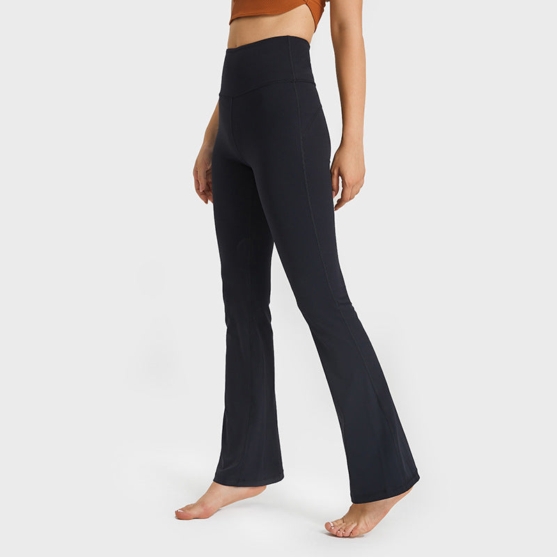 Women's New Slim Hip Micro-pull Yoga Pants High Elastic Nude Joker Fashion Sports Casual Pants