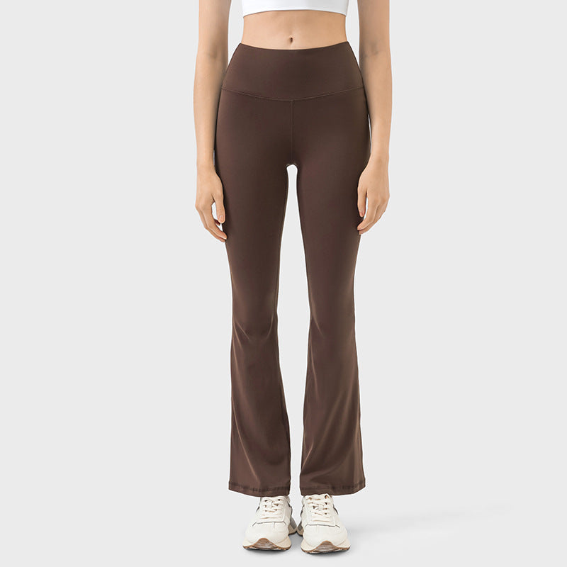 Women's New Slim Hip Micro-pull Yoga Pants High Elastic Nude Joker Fashion Sports Casual Pants