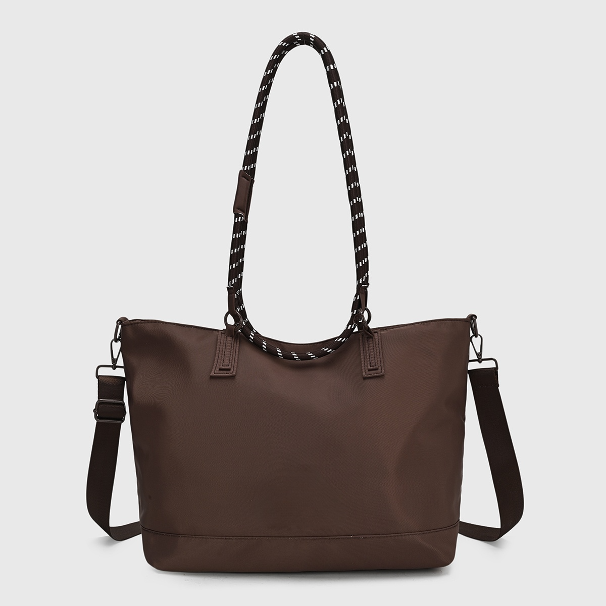 #320 Women's new casual fashion zipper large capacity portable shoulder bag
