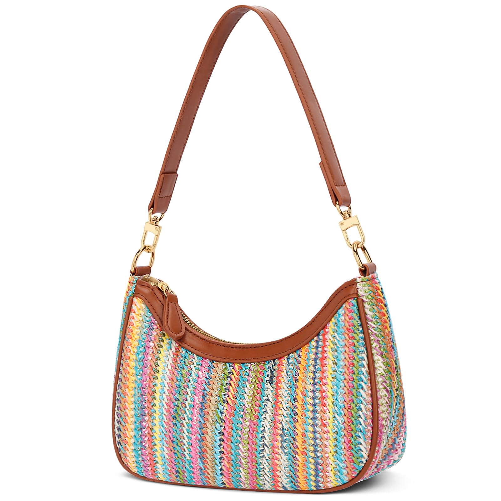 #80 Shoulder Bag for Women Cute Hobo Purses and Handbags Underarm Purse | Women Shoulder Purse Retro Clutch Tote Bags for Women