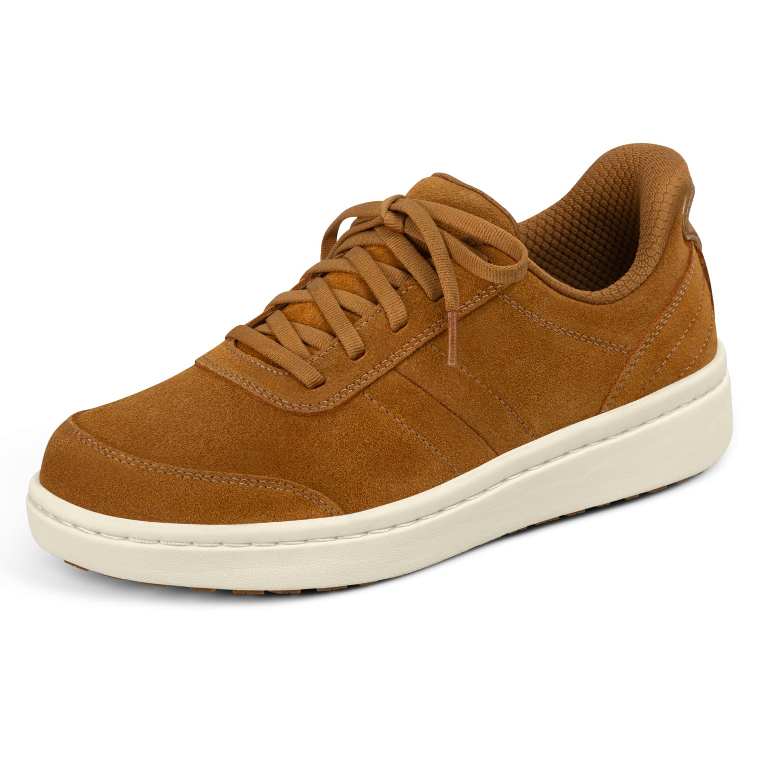 #180 Orthofeet Women’s Orthopedic Wander Hands-Free Leather Slip-On Casual Sneaker