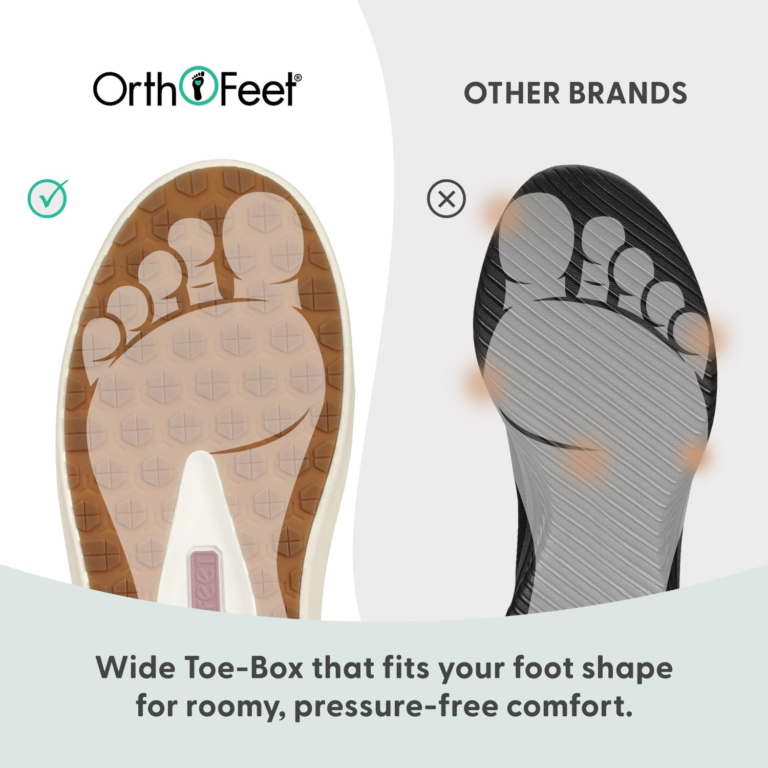 #180 Orthofeet Women’s Orthopedic Wander Hands-Free Leather Slip-On Casual Sneaker