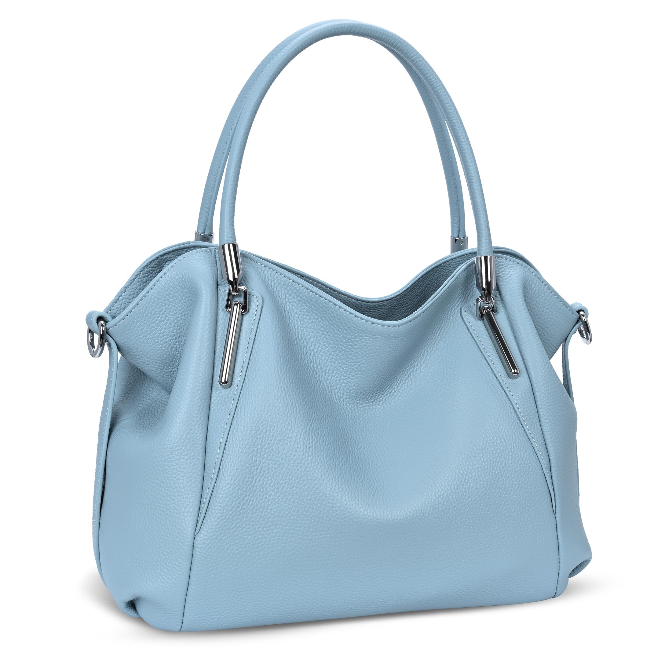 #360 HESHE Leather Shoulder Purses for Women Tote Handbags Satchel Hobo Handbag | Designer Genuine Leather Travel Top Handle Work Bag Ladies Crossbody Purses Adjustable Straps Large Capacity Zippered Closure