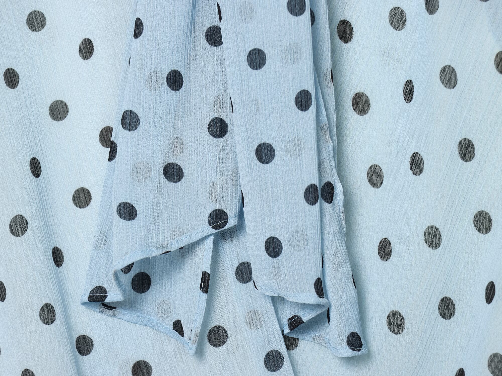 suit Women's 2 pieces polka dot lace up MIDI skirt+polka dot bow top