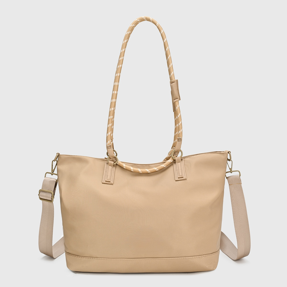 #320 Women's new casual fashion zipper large capacity portable shoulder bag