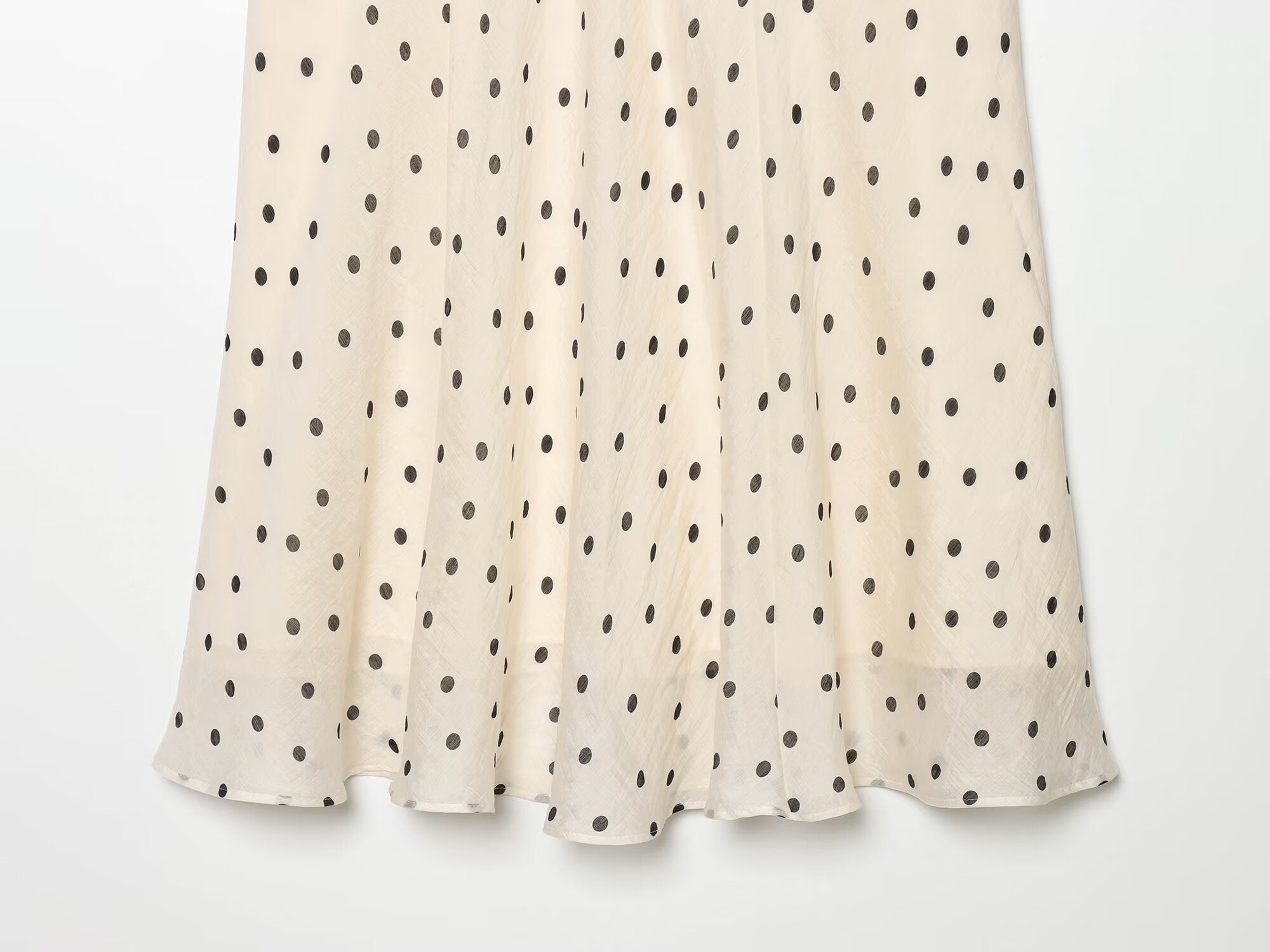 suit Women's 2 pieces polka dot lace up MIDI skirt+polka dot bow top